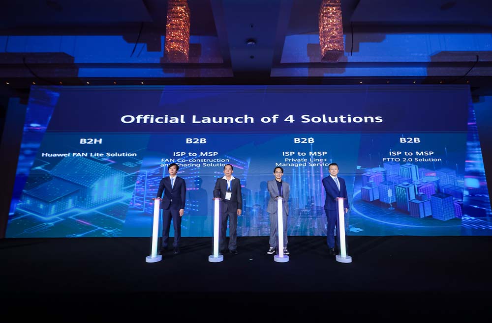 Huawei unveils four ISP solutions
